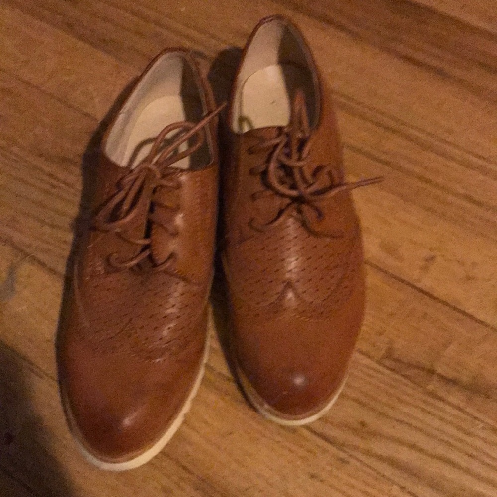 Brown shoes